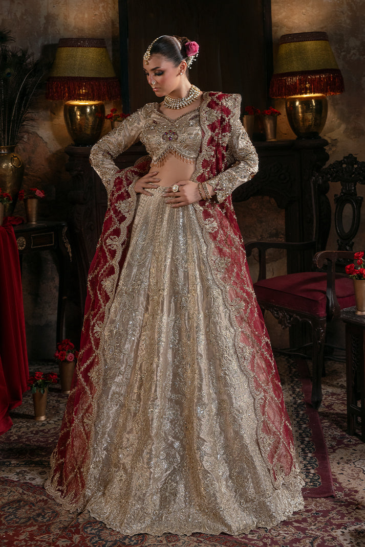 Organza/net dupatta of Imrozia Shahkar