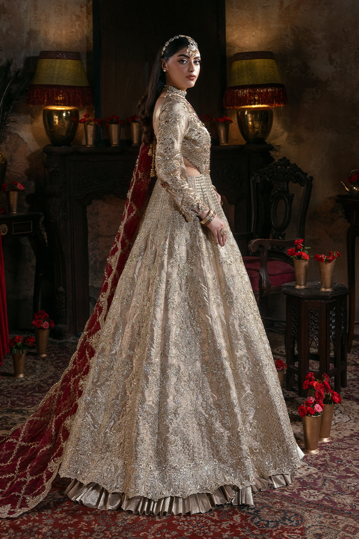 Back panel embroidery of Shahkar outfit