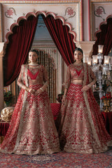 Handmade embellished sleeves of Zeenat outfit