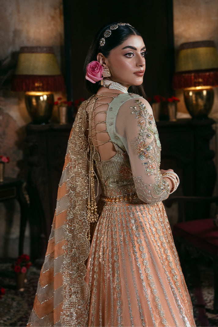 Handmade embellished sleeves of Sitarah outfit