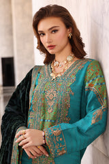 CHARIZMA POSHIMA VOL 3 2025 WINTER | 3-pc Unstitched Embroidered Dyed Leather Shirt PSW5-19