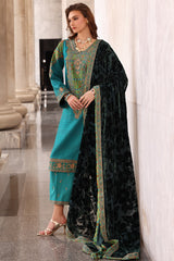 CHARIZMA POSHIMA VOL 3 2025 WINTER | 3-pc Unstitched Embroidered Dyed Leather Shirt PSW5-19