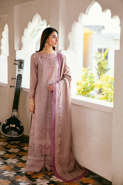Afsanay Luxury Chikankari Khaddar Collection '23 By Florent FLK -4A