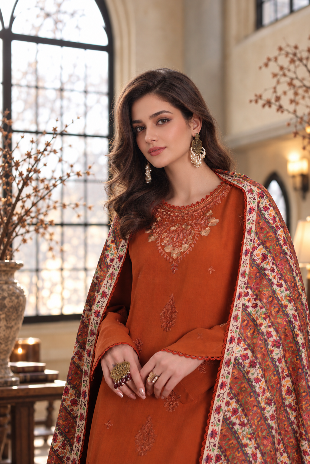 Saadia Asad D10 B - Burnt Terracotta 03