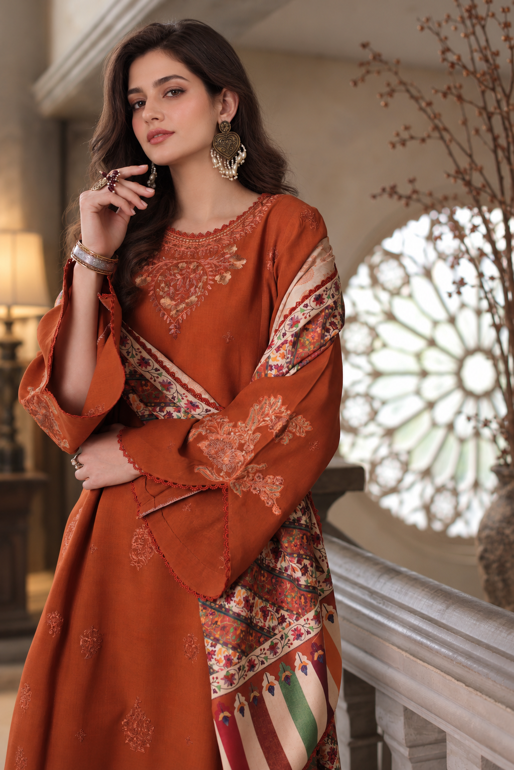 Saadia Asad D10 B - Burnt Terracotta 02