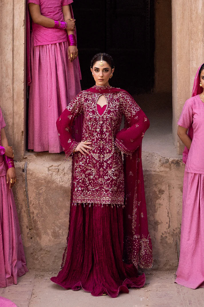 Imrozia Serene inspired KASYRA wedding formal by Emaan Adeel – chiffon and organza embroidery