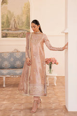 Intricately Mesoury embroidered front panel of VELITH