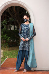 Kuch Khas K-108 Naayab collection embroidered chiffon front and dupatta