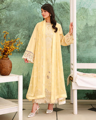 Veil Of Summer | Chikankari Edit By Roheenaz | Lumiere Yellow