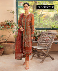 SOPHIEE by Xenia Formals with raw silk trouser and chiffon detailing