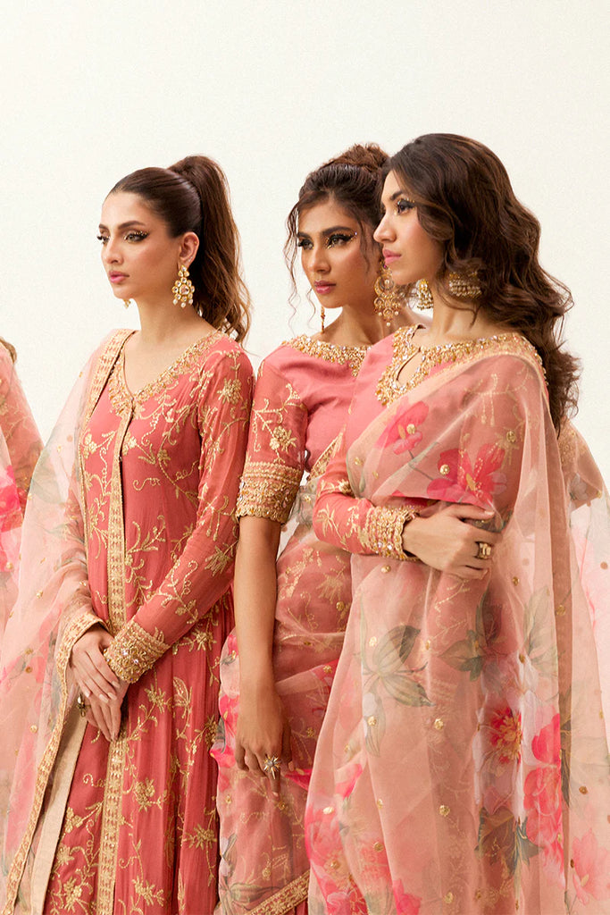 Best Of Mushq Collection '24 By Mushq CORAL ALMOND UNSTITCHED