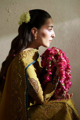 Vera Raw Silk Edit '26 | Kundan Antique Gold Shirt Set