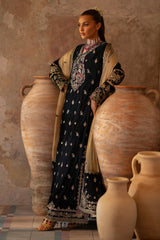 Pakistani designer men’s velvet outfit Ishaan