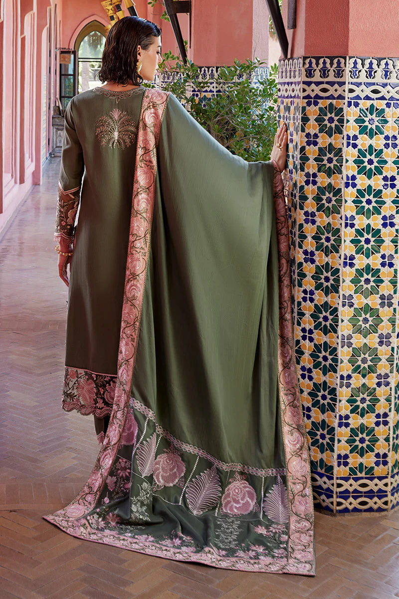 Moroccan Dream Unstitched Sateen Shawl Collection '23 By Mushq NAHLA
