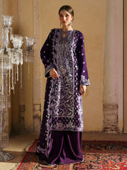 Mahnur Arusa PK-09 embroidered silk shirt with chiffon dupatta – Pakeezah Luxury Formals