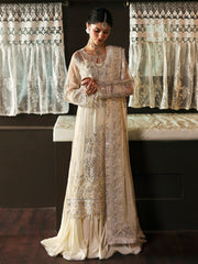 Mahnur Nehaаb PK - 10 with raw silk trouser and embroidered chiffon dupatta