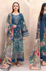 Ramsha Mashaal Luxury Lawn Vol 15 | Unstitched 3 Piece Suit - L-1509