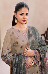 Ramsha Mashaal Luxury Lawn Vol 15 | Unstitched 3 Piece Suit - L-1504