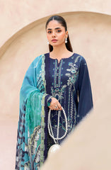 Ramsha Mashaal Luxury Lawn Vol 15 | Unstitched 3 Piece Suit - L-1501