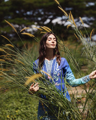 Solace | Ombre Chikankari By Mushq | Moonlit Ease