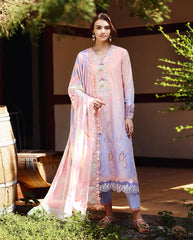 Solace | Ombre Chikankari By Mushq | Morning Veil