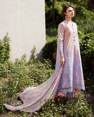 Solace | Ombre Chikankari By Mushq | Morning Veil