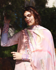 Solace | Ombre Chikankari By Mushq | Morning Veil