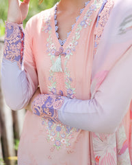Solace | Ombre Chikankari By Mushq | Morning Veil