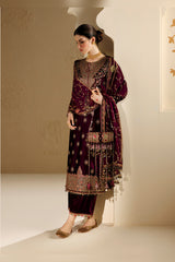 Jazmin Chandni Formals | Embroidered Velvet - CVF’26-D08