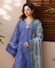 Roheenaz Summer in Bloom | Printed Lawn | Botanica