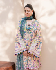 Roheenaz Summer in Bloom | Printed Lawn | Rosewood Bloom