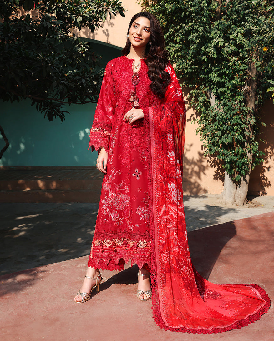 Roheenaz Summer reverie luxury lawn '26 | Opaline
