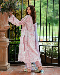 Organza sleeve motif detailing on Roheenaz Lyora dress
