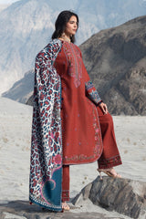 Charizma Poshima Winter '26 | Embroidered Peach | PSW6-14