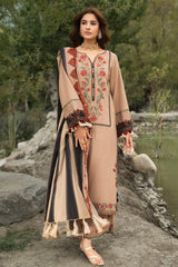 Charizma Poshima Winter '26 | Embroidered Peach | PSW6-17
