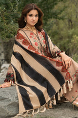 Charizma Poshima Winter '26 | Embroidered Peach | PSW6-17