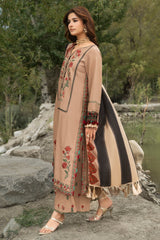 Charizma Poshima Winter '26 | Embroidered Peach | PSW6-17
