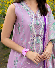 Mushq The Secret Garden Lawn | Peony Glow