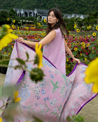 Mushq The Secret Garden Lawn | Peony Glow