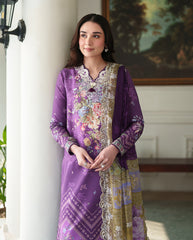 Roheenaz Whispered Florals Unstitched Volume 2 | Petal Lullaby