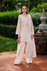 Printed lawn shirt front of Iznik UE-528 dress