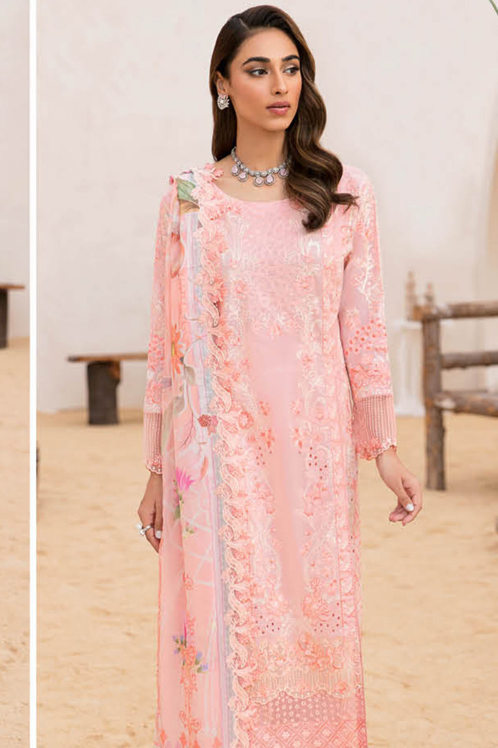 Andaaz Luxury Lawn Vol 7 Collection '23 By Ramsha Z-703