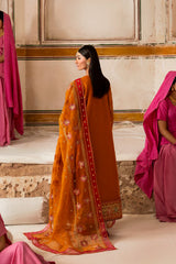 Raw silk trouser paired with Emaan Adeel SOLMIRA formal dress