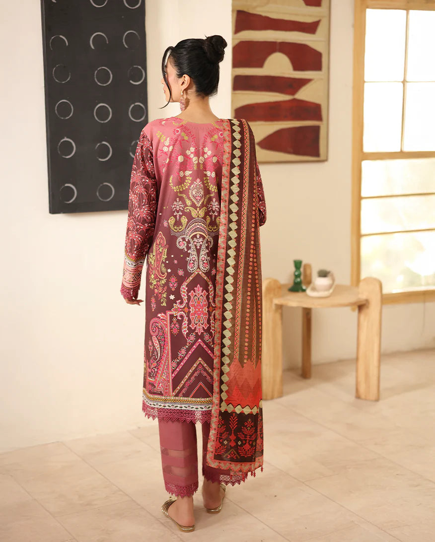 Roheenaz Humaina Pareesa Printed collection outfit with monar dupatta