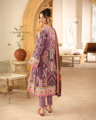 Roheenaz Mahveena cambric three-piece suit from Pareesa Printed collection