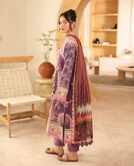 Roheenaz Mahveena outfit featuring dyed trouser and printed shirt