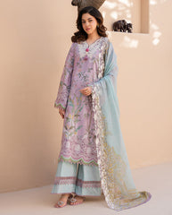 Roheenaz Summer in Bloom | Printed Lawn | Rose Veil