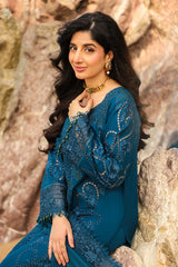 Hania Luxury Lawn '26 By Imrozia | SL-104 Iswah