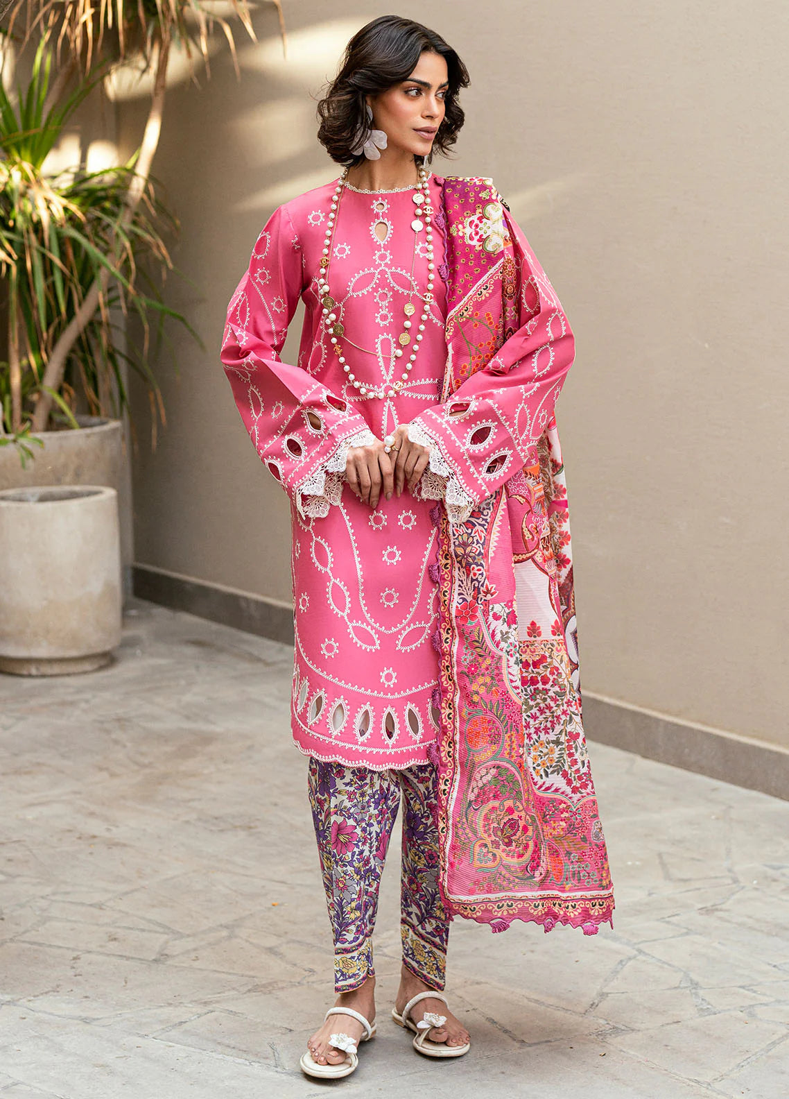 Yaariyan Lawn '25 | CT-20001 Zira | 3PC Embroidered Lawn Suit