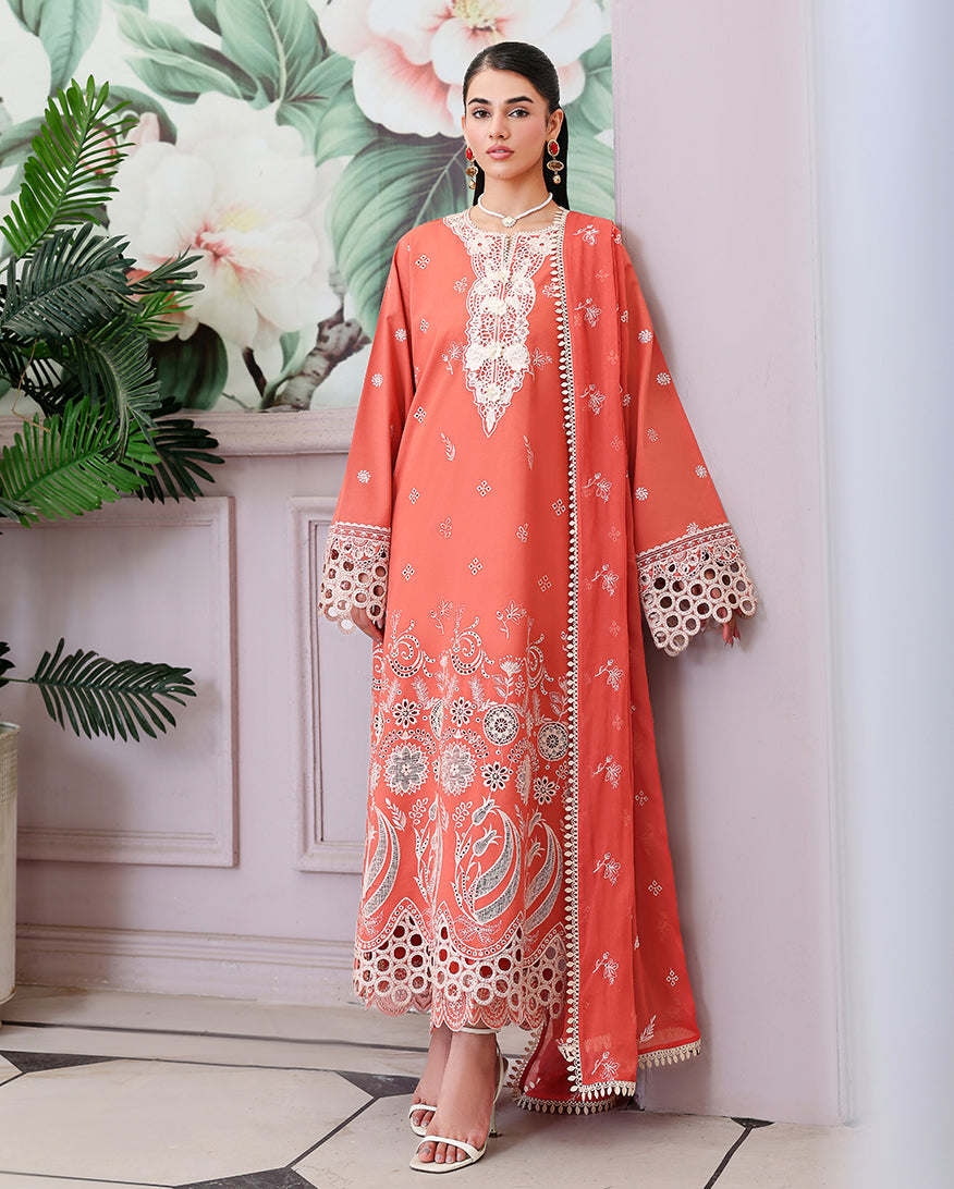 Veil Of Summer | Chikankari Edit By Roheenaz | Soleil Blanc